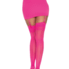Sheer Thigh Highs – One Size – Hot Pink