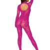Bodystocking With Finger Gloves – One Size – Azalea