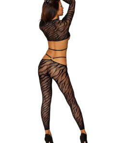 Ls Bralette and Legging – One Size – Black