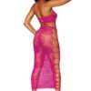 Bralette and Long Skirt – One Size – Beet