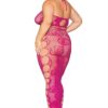 Bralette and Long Skirt – Queen Size – Beet