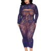 Bodystocking Gown and Shrug Dmnd – Queen – Eclipse