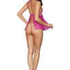 Babydoll and G-String – One Size – Fuchsia