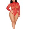 Teddy and Harness Dmnd – Queen Size – Poinsettia