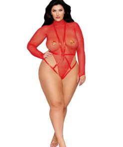 Teddy and Harness Dmnd – Queen Size – Poinsettia