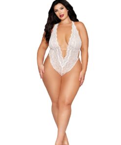 Teddy and Harness Dmnd – Queen Size – White