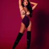 Fetish Teddy Dmnd – One Size – Chery Lacquer
