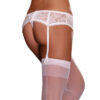 Lace Garterbelt – One Size – White