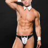 3 Piece Tuxedo Set – Medium/large – White/black