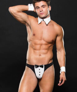 3 Piece Tuxedo Set – Medium/large – White/black