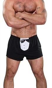 Tuxedo Boxer – One Size – Black