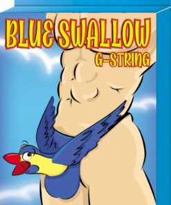 Blue Swallow G-String – One Size – Blue