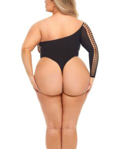 Dollar Sign Bodysuit – Queen Size – Black