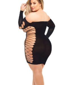 Diamond Drippin Dress – Queen Size – Black