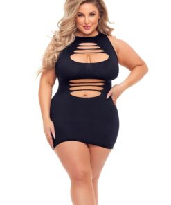 Can’t Commit Dress – Queen Size – Black
