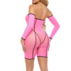 Double Vision Bodysuit Set – Pink