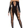 Boujee Gang Bodystocking – One Size – Black
