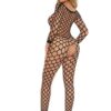Crotchless Bodystocking – One Size – Black