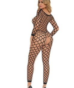 Crotchless Bodystocking – One Size – Black
