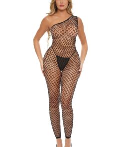 Let’s Link Bodystocking – One Size – Black
