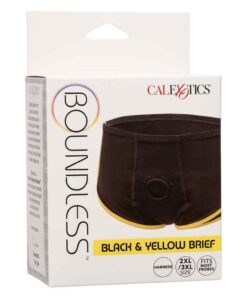 Boundless Black and Yellow Brief – 2x/3x – Black/ Yellow