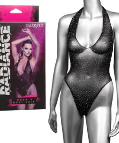 Radiance Deep v Body Suit – One Size – Black