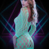 Glow in the Dark Mini Dress – One Size – Green