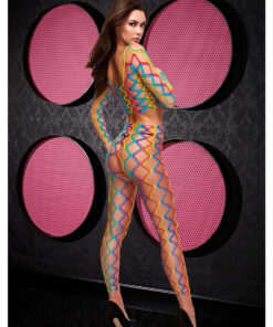 2pc Rainbow Crop Top and Pants Set – One Size