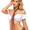 Schoolgirl Tie – One Size – Red